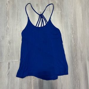 Lascana by Venus cobalt blue racer back tank top size small